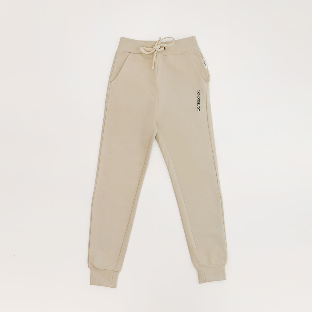 Luomupuuvillaiset lasten collegehousut, Oyster Gray