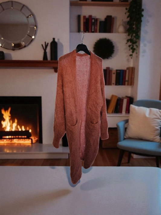 Kid Mohair, terracotta