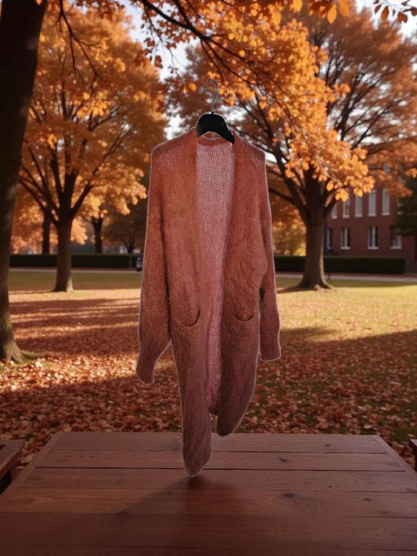 Kid Mohair, terracotta