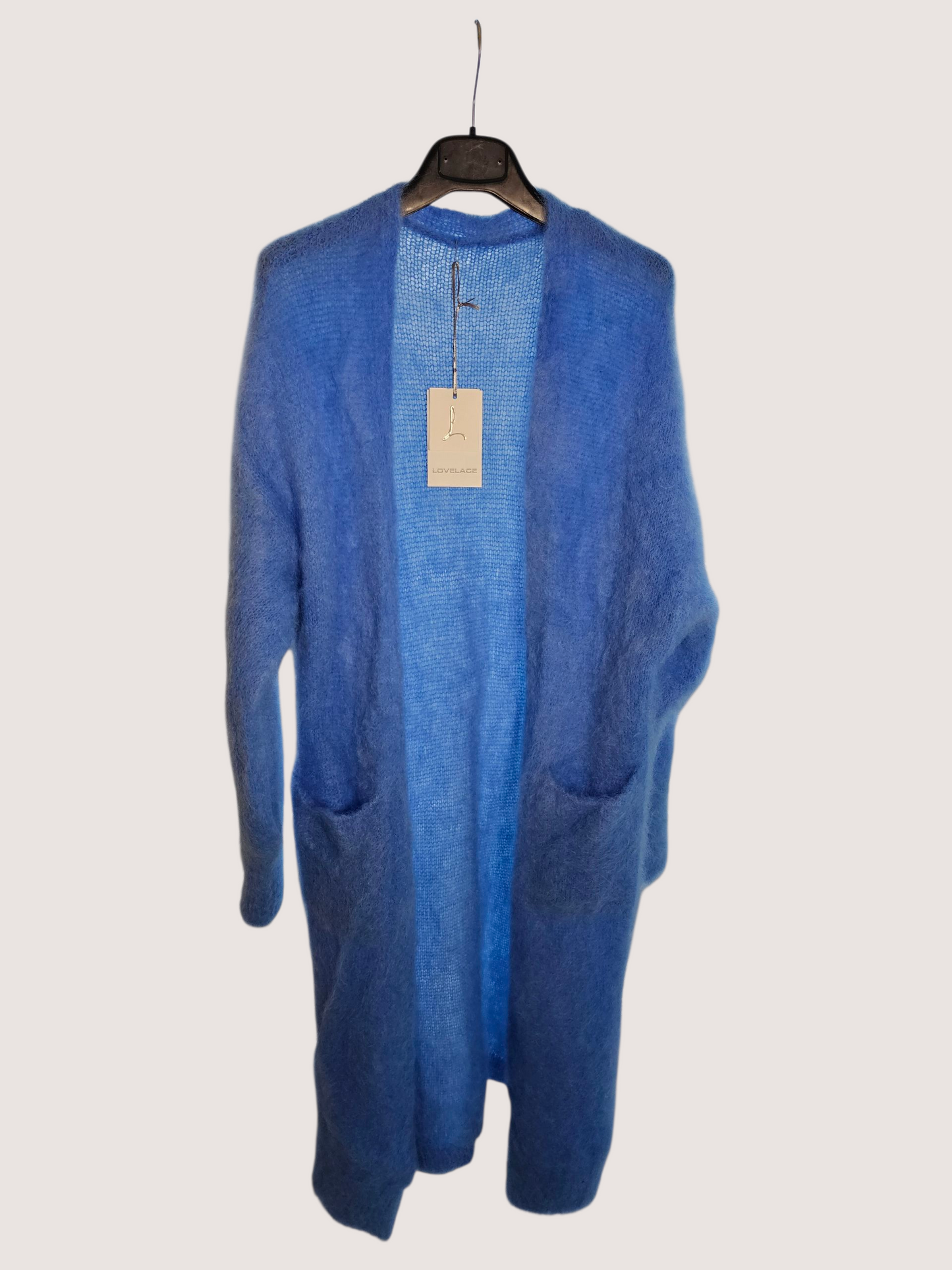 Kid Mohair neule, sininen