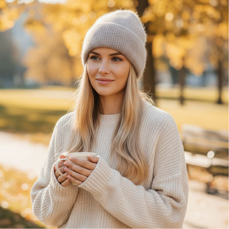 Angoravillainen Pipo, Khaki