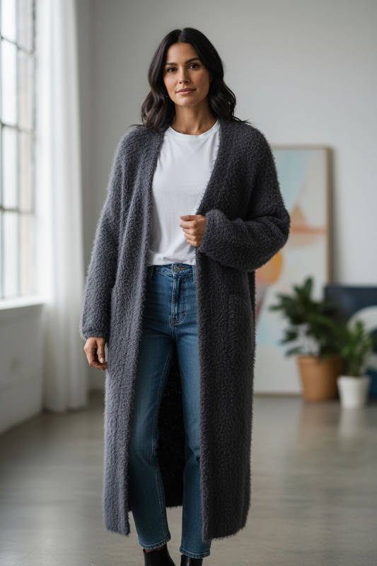 Naisten neuletakki, Blue Stone