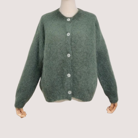 Kid Mohair neuletakki, forest
