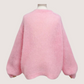 Kid Mohair neule, baby pink