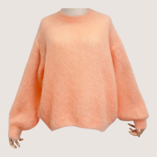 Kid Mohair neule, peach