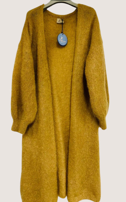 Mohair neuletakki, camel