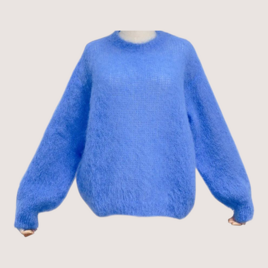 Kid Mohair neule, blue