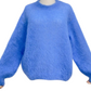 Kid Mohair neule, blue