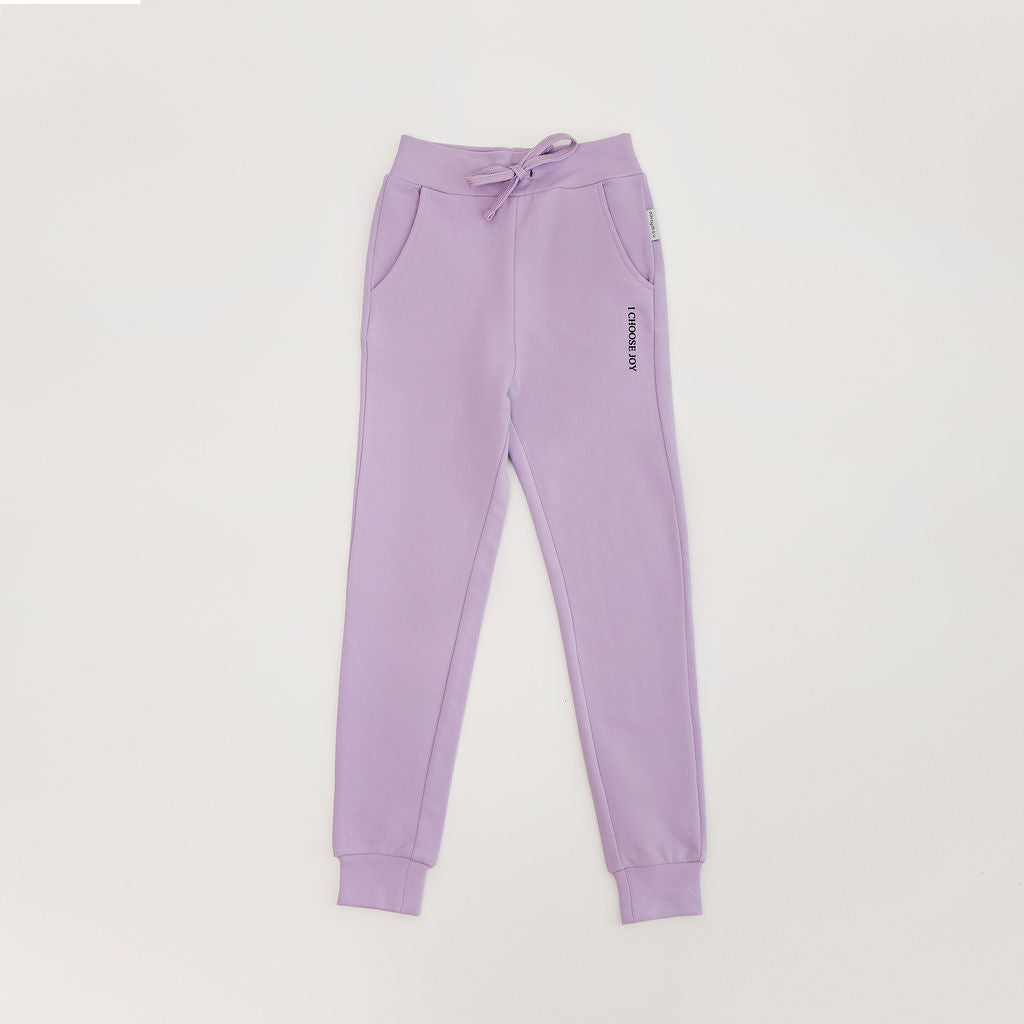 Organic cotton sweatpants, Lavendula